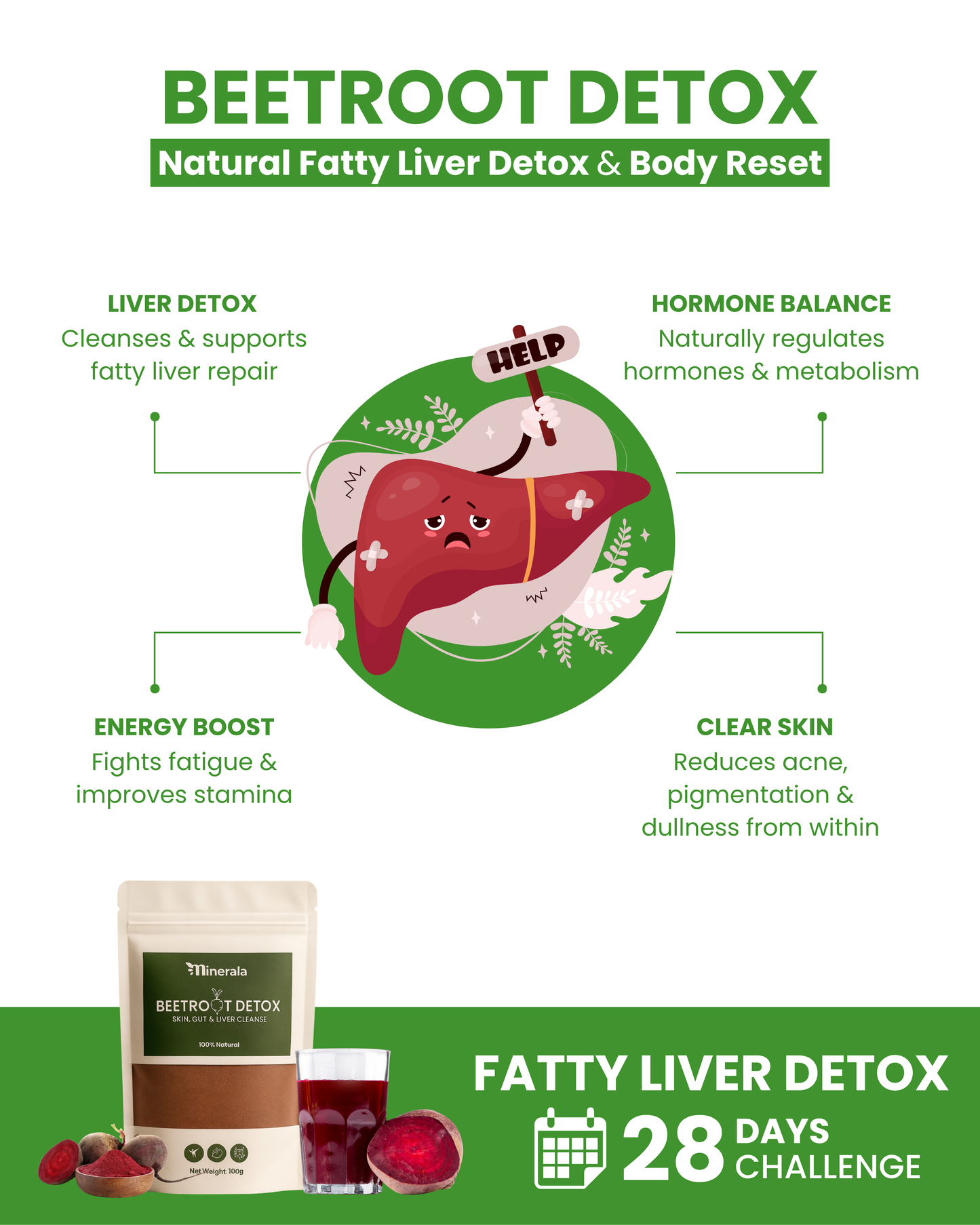 Beetroot Detox for Skin, Gut & Hormone